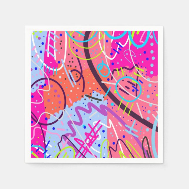 Upplev glädjen pappersservett (Framsidan)