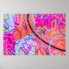 Upplev glädjen poster