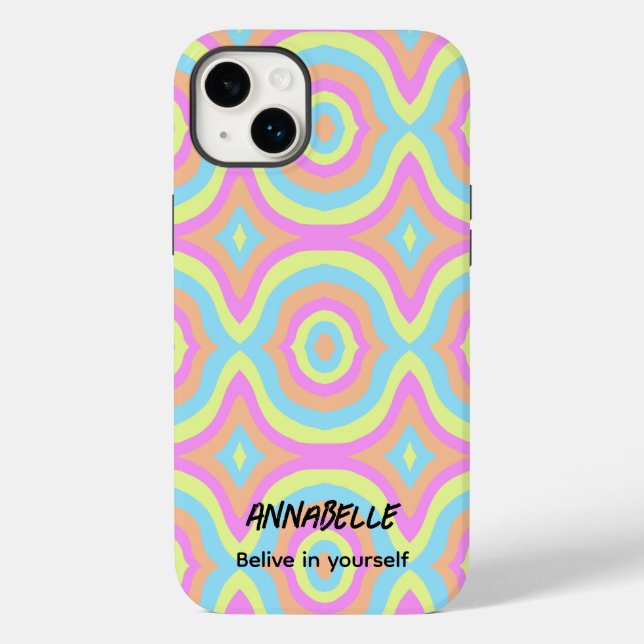 Upplev i Retro Snyggt Fodral-Mate iPhone (Baksida)