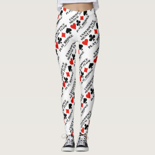 Upplev Kostymen för Mental Flow Play Bridge Card Leggings