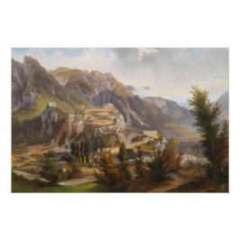 Upplev Malborghettos skönhet i sjön Perfect Poster