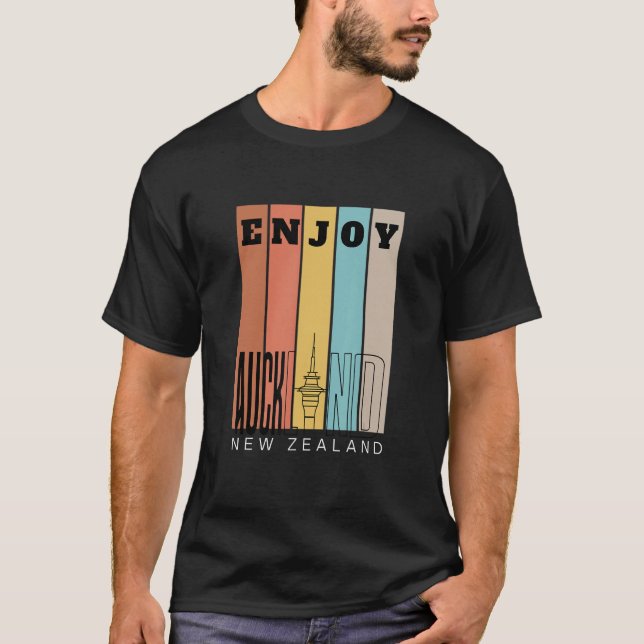 Upplev Nya Zeelands skönhet med Ne T Shirt (Framsida)