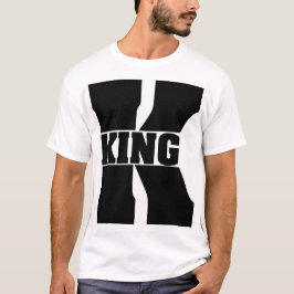 Upplev Royalty i varje stitch - Kung White T Shirt