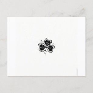 Upplev Shamrock Sergranatens magi Meddelande Vykort