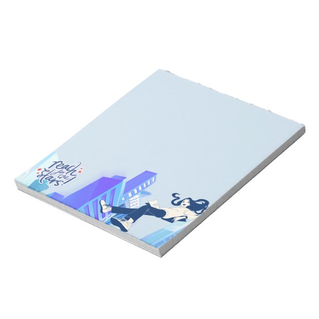 Upplev stjärnor - inspirerande anteckningsblock (Roterad)