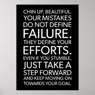 Upplev vackert - Framgångsrik motivation Poster