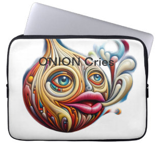 🎨 uppleva en ONION:s emotionella resa. Laptop Fodral