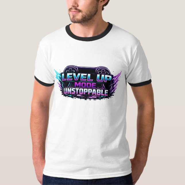 🎮 UPPLEVELNINGSLÄGE: OSTOPPBAR 🔥 DET YTTERSTA SP T SHIRT (Framsida)