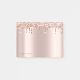 Upplevelser vid Elegant Ro Glitter vid Guld Post-it Block
