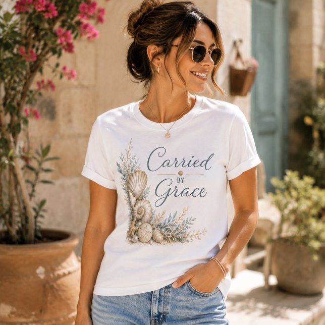 Uppliven av Nåden – Kustinspiration T Shirt (Skapare uppladdad)