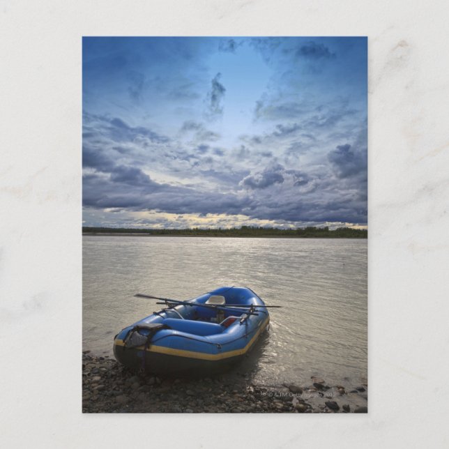 Upplopp på floden Talkeetna i Alaska Vykort (Framsida)