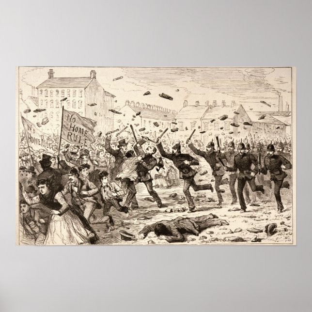 Upploppen i Belfast Poster (Framsidan)