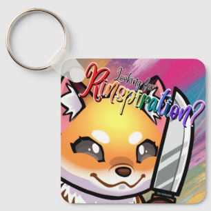 Upplösning av Aluminium Keychain Nyckelring