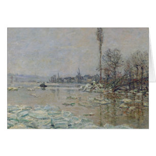 Upplösning av is, 1880 hälsningskort