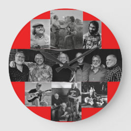 Upplösning av vägg stor klocka