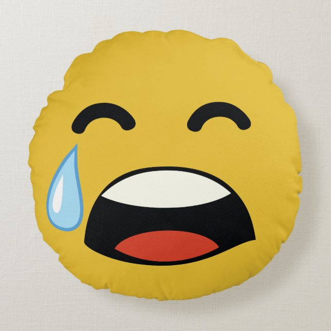 upplösningen - en kudde som gråter på emoji (Framsidan)