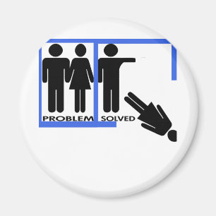 Upplösnings- och skilsmässadesigner magnet
