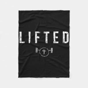 Upplyft Fitness Gym Workout Jesus Christian Belief Fleecefilt