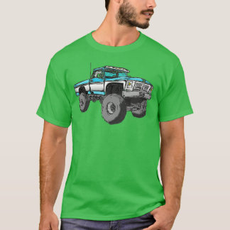 Upplyft Lastbil Sticker T Shirt