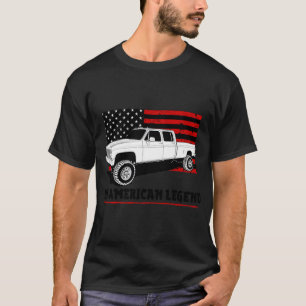Upplyft Square Body lastbil Amerikanska muskelskjo T Shirt