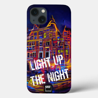 Upplys Natt 2 - levande Färg iphone case