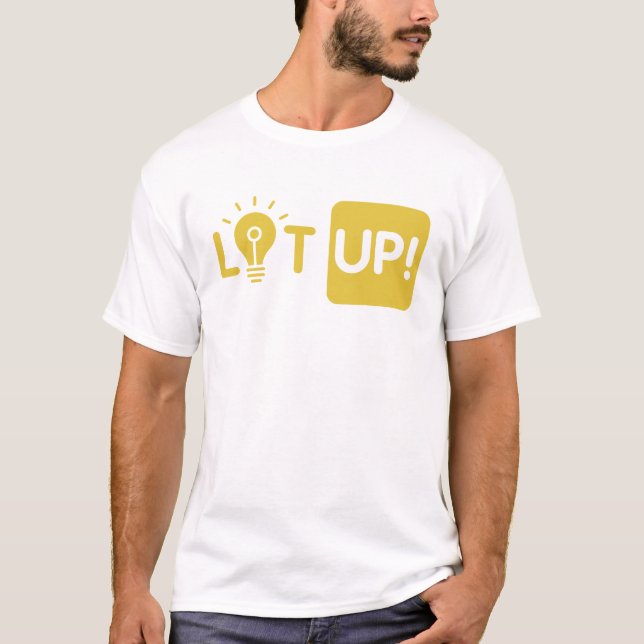 Upplys upplyst Manar-skjorta T Shirt (Framsida)