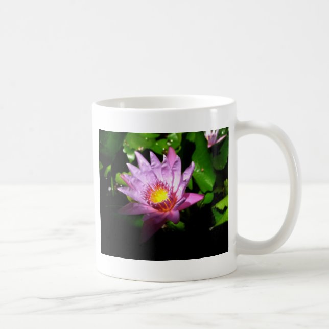 Upplysande lotusblomma kaffemugg (Höger)