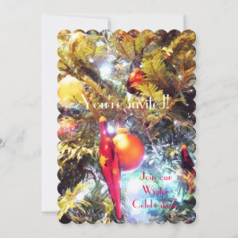 Upplysande ornament, 5 x 7-inbjudan uppringd inbjudningar