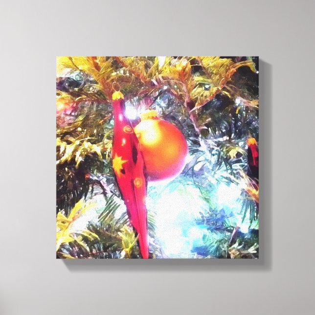 Upplysande prydnadsföremål canvastryck (Framsida)