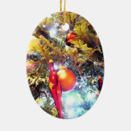 Upplysande prydnadsföremål julgransprydnad keramik