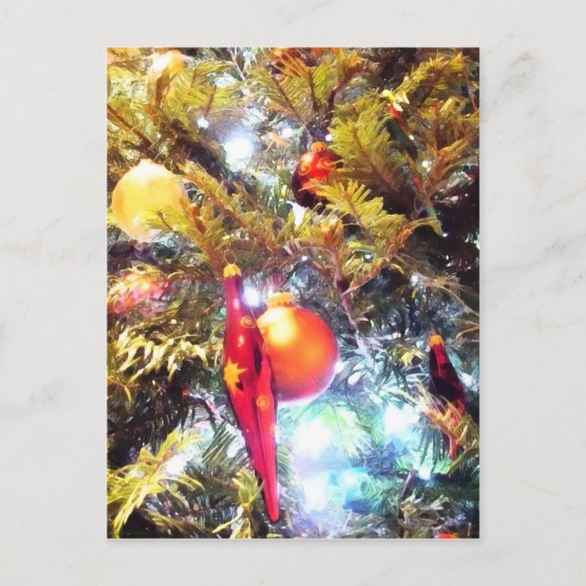 Upplysande prydnadsföremål vykort (Framsida)