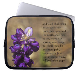 Upplysning 21:4 laptop sleeve