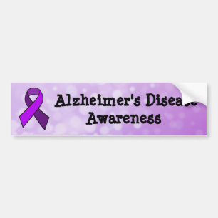 Upplysning om Alzheimers sjukdom Bildekal