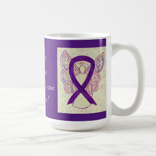 Upplysning om Alzheimers sjukdom Ribbon Anpassning Kaffemugg