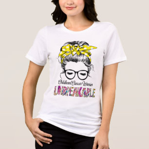 Upplysning om barncancer - stöd för menyfliksområd t shirt