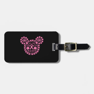 Upplysning om bröstcancer BrBagage Märkre om bröst Bagagebricka
