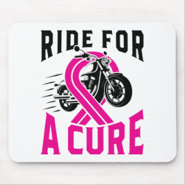 Upplysning om bröstcancer Motorcykel Ride for a Cu Musmatta