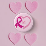 Upplysning om bröstcancer Ribbon Anpassningsbar Mo Knapp<br><div class="desc">Det rosa bandet har blivit en universell symbol för bröstcancer,  som ökar medvetenheten,  stöder och för solidaritet mellan kvinnor.</div>
