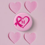 Upplysning om bröstcancer Ribbon Anpassningsbar Mo Knapp<br><div class="desc">Det rosa bandet har blivit en universell symbol för bröstcancer,  som ökar medvetenheten,  stöder och för solidaritet mellan kvinnor.</div>