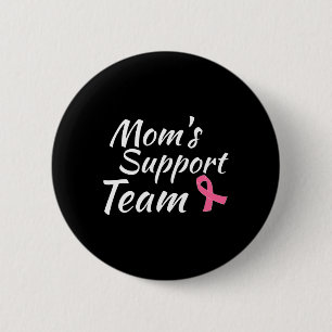Upplysning om bröstcancerdesign Mammor Support Tea Knapp