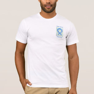 Upplysning om Colon Cancer Ribbon Anpassningsbar A T-shirt
