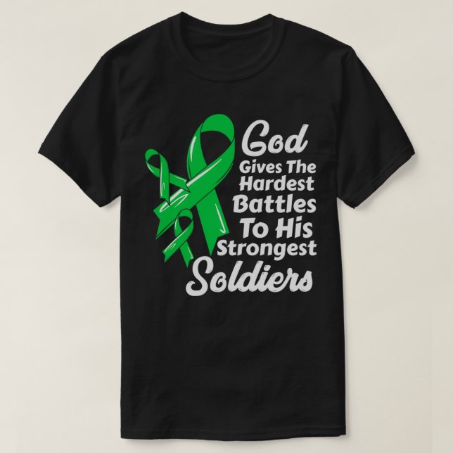 Upplysning om gallblåscancer Ribbon Chemo Faith So T Shirt (Design framsida)