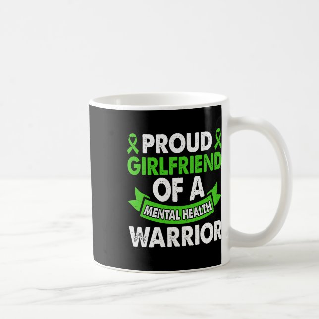 Upplysning om psykisk hälsa Girlkompis Warrior Men Kaffemugg (Höger)
