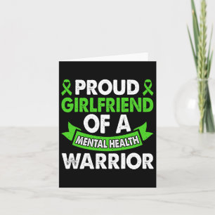Upplysning om psykisk hälsa Girlkompis Warrior Men Kort