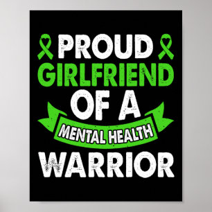 Upplysning om psykisk hälsa Girlkompis Warrior Men Poster