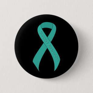 Upplysning om Teal Ribbon Support Knapp
