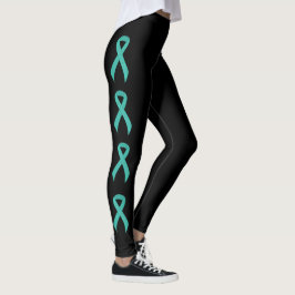 Upplysning om Teal Ribbon Support Leggings