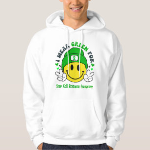 Upplysningar om menyfliksstöd för Stem Cell Resear Hoodie