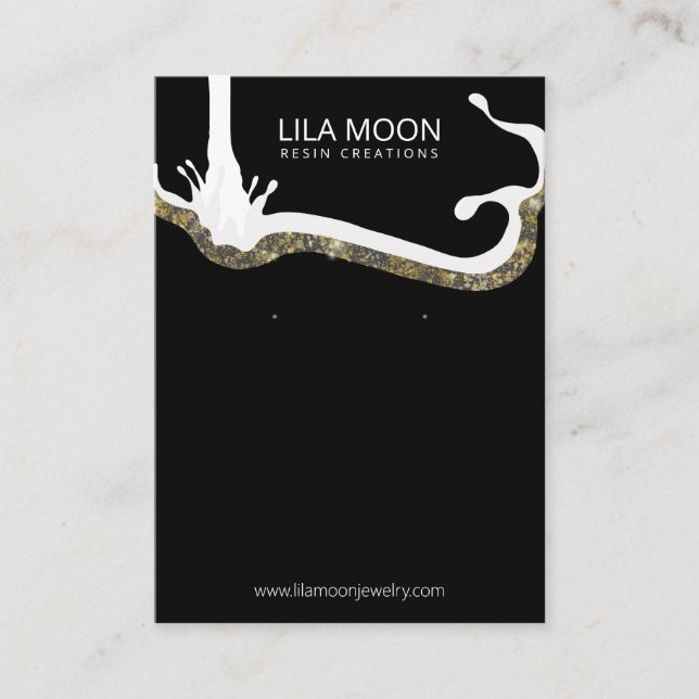 Upplysningskort för hartsjudlare visitkort (Framsida)