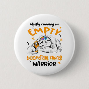 Upplysningsmånad för endometrisk cancer Ribbon G Knapp